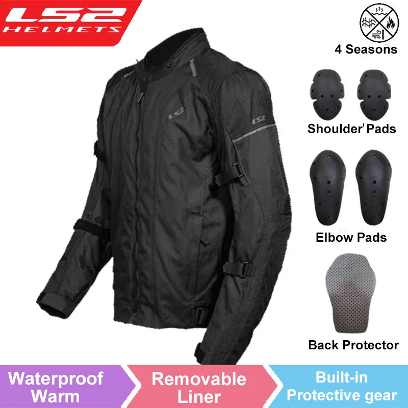 LS2 MJ 145 Riding Jacket 4 seasons