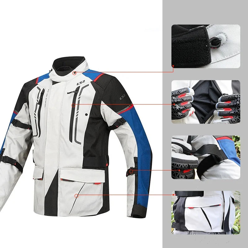 LS2 MJ147 Waterproof men's and women’s jackets